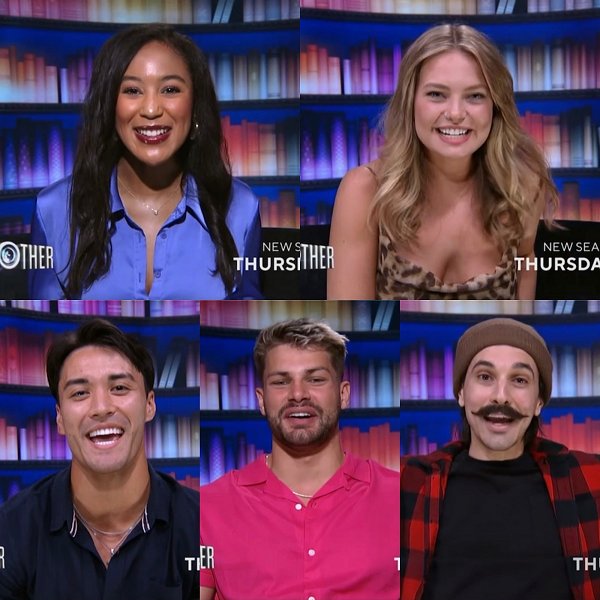 Five of the new cast
